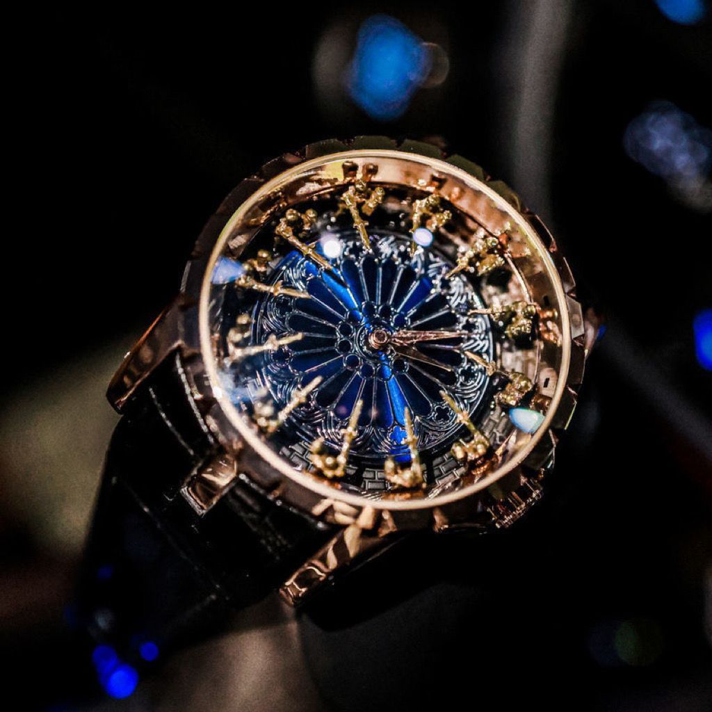 Best Smartwatch Accessories - นาฬิกาผู้ชายสุดหรูและสง่างามรุ่นใหม่ นาฬิกาแนวคิดอัศวินกลมโต๊ะสิบสองอัศวิน นาฬิกาแนวคิด Wormhole แบบไม่ใช้กลไกสำหรับผู้ชาย นาฬิกาแบรนด์เฉพาะกลุ่มสำหรับผู้ชาย