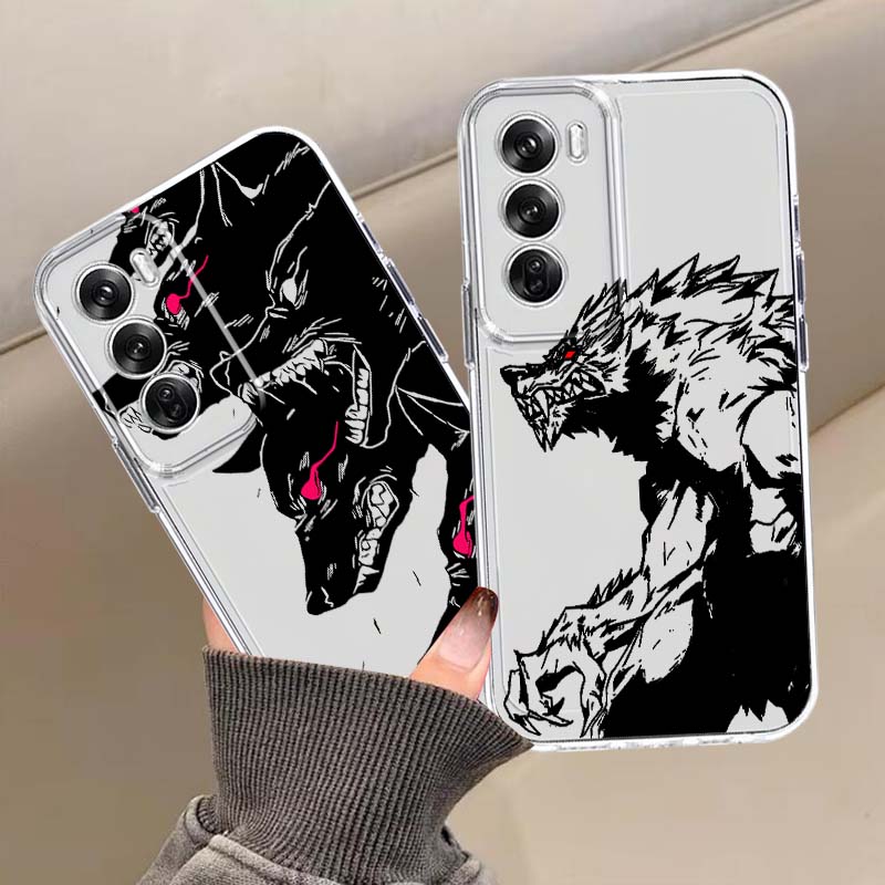 Oppo A78 - เคสโทรศัพท์ลายอนิเมะหมาป่าร้าย สำหรับ OPPO A11 A16 A55
