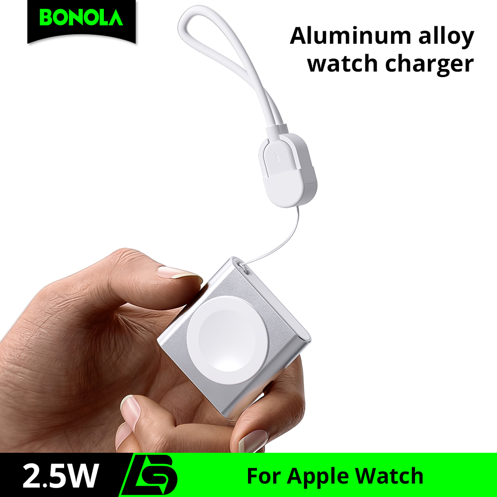 Wireless Charger Watch - โบโนลาสำหรับแอปเปิ้ลวอทช์ชาร์จแม่เหล็กแบบพกพา USB C สายเคเบิลแท่นชาร์จนาฬิกาแบบเร็วใช้งานร่วมกับแอปเปิ้ลวอทช์ 11/10/9/8/7/6/5
