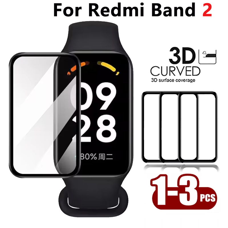 Watch Face Protector - 1-3pcs 3D คอมโพสิตฟิล์มสําหรับ Redmi Band 2