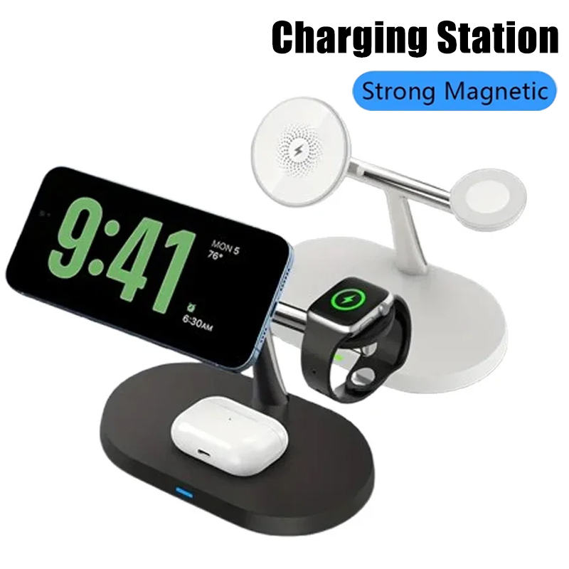 Wireless Charger Watch - แท่นชาร์จไร้สายแม่เหล็ก 3 in 1 Opansten สำหรับ