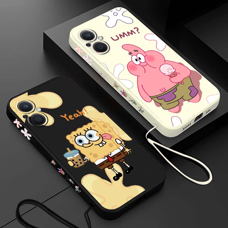 Oppo A78 - เคสโทรศัพท์ลายฟองน้ำบ๊อบ สแควร์แพนท์ส สำหรับ OPPO Reno 15