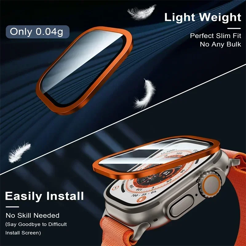 กรอบโลหะไทเทเนียม 2 ชิ้นสําหรั - Apple Smartwatch Accessories บทวิจารณ์และราคา
