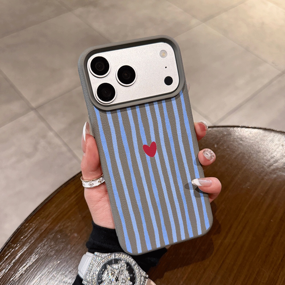 เคสโทรศัพท์ลายหัวใจลายทางแนวตั - Apple Iphone 15 Pro Max บทวิจารณ์และราคา