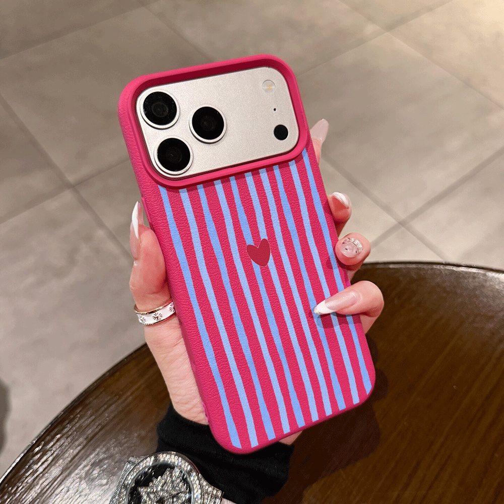 เคสโทรศัพท์ลายหัวใจลายทางแนวตั - Apple Iphone 15 Pro Max บทวิจารณ์และราคา