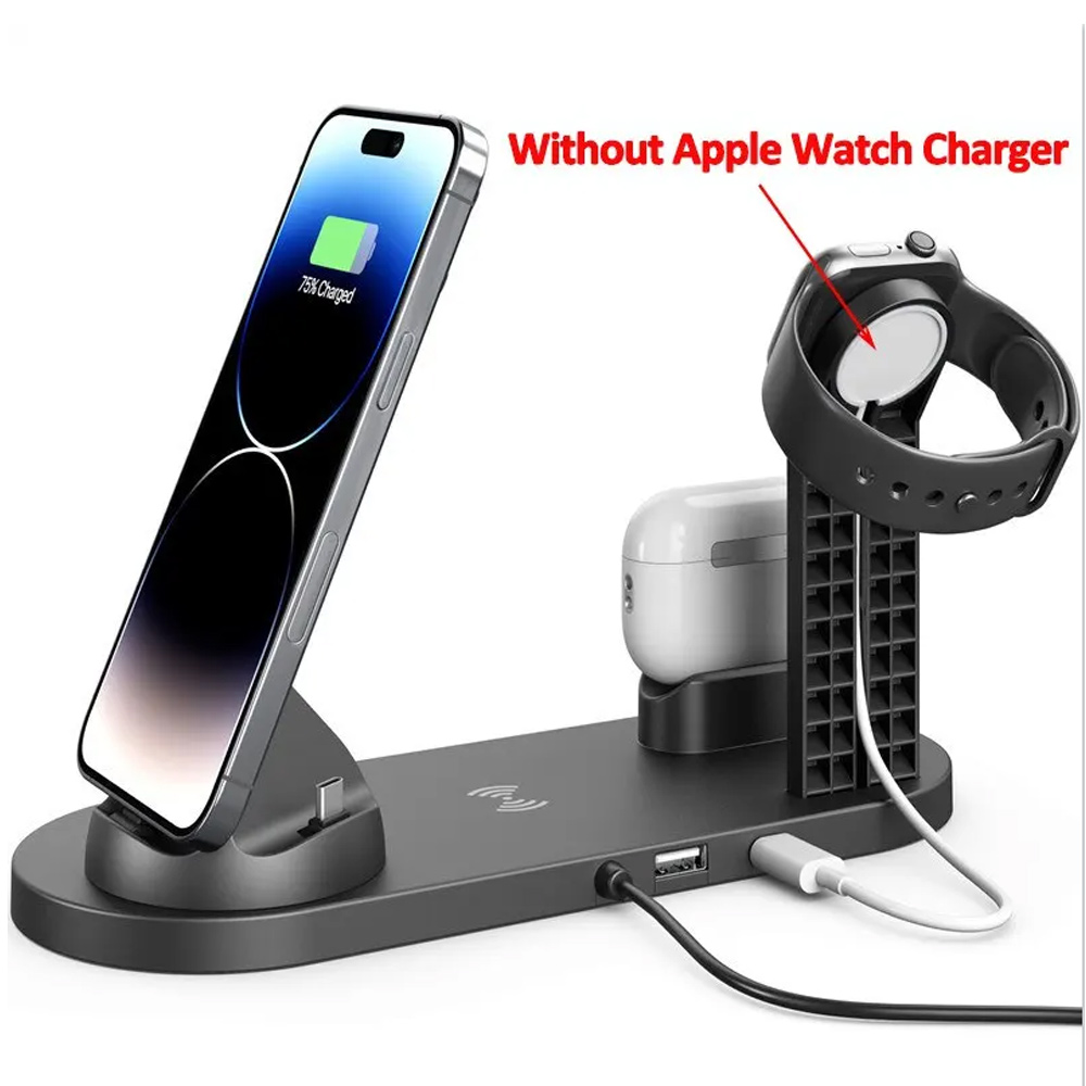 แท่นชาร์จไร้สาย 30W 7 in 1 สำห - Wireless Charger Watch บทวิจารณ์และราคา