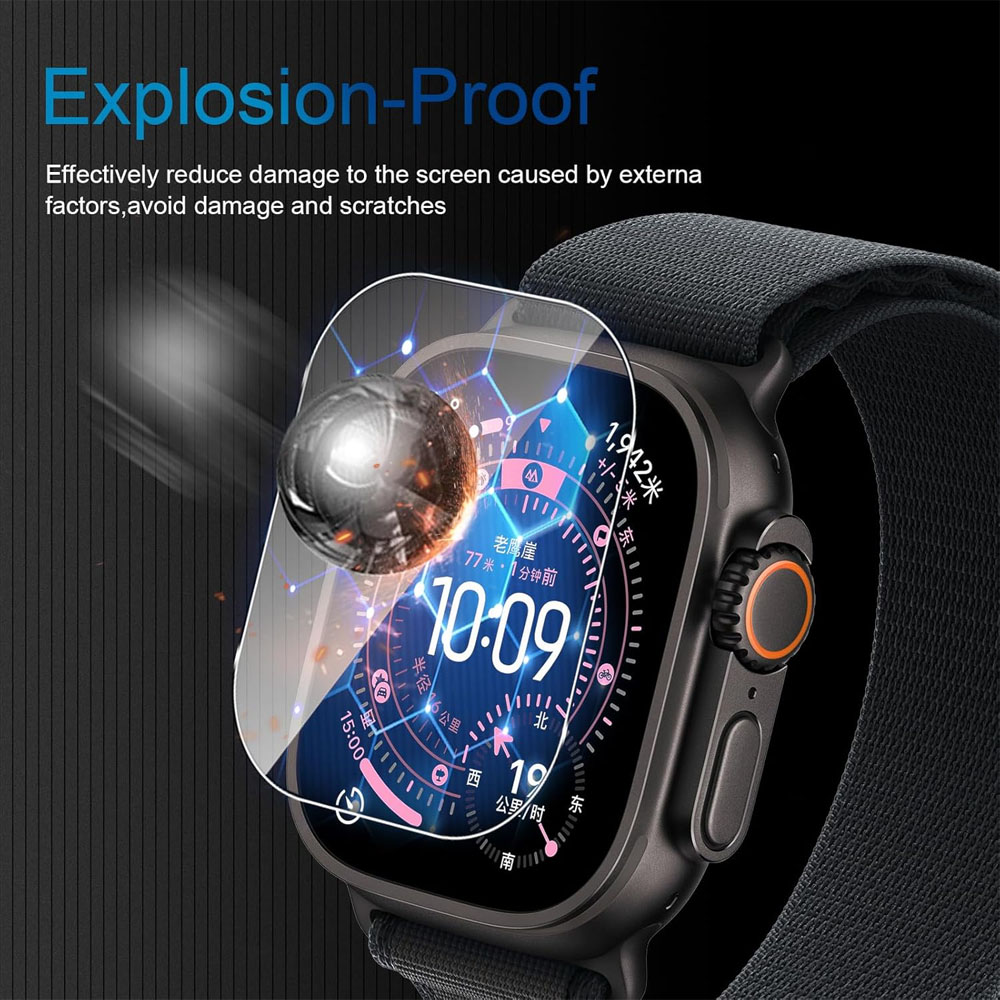 กระจกนิรภัยสำหรับแอปเปิ้ลวอตช์ - Apple Smartwatch Accessories บทวิจารณ์และราคา