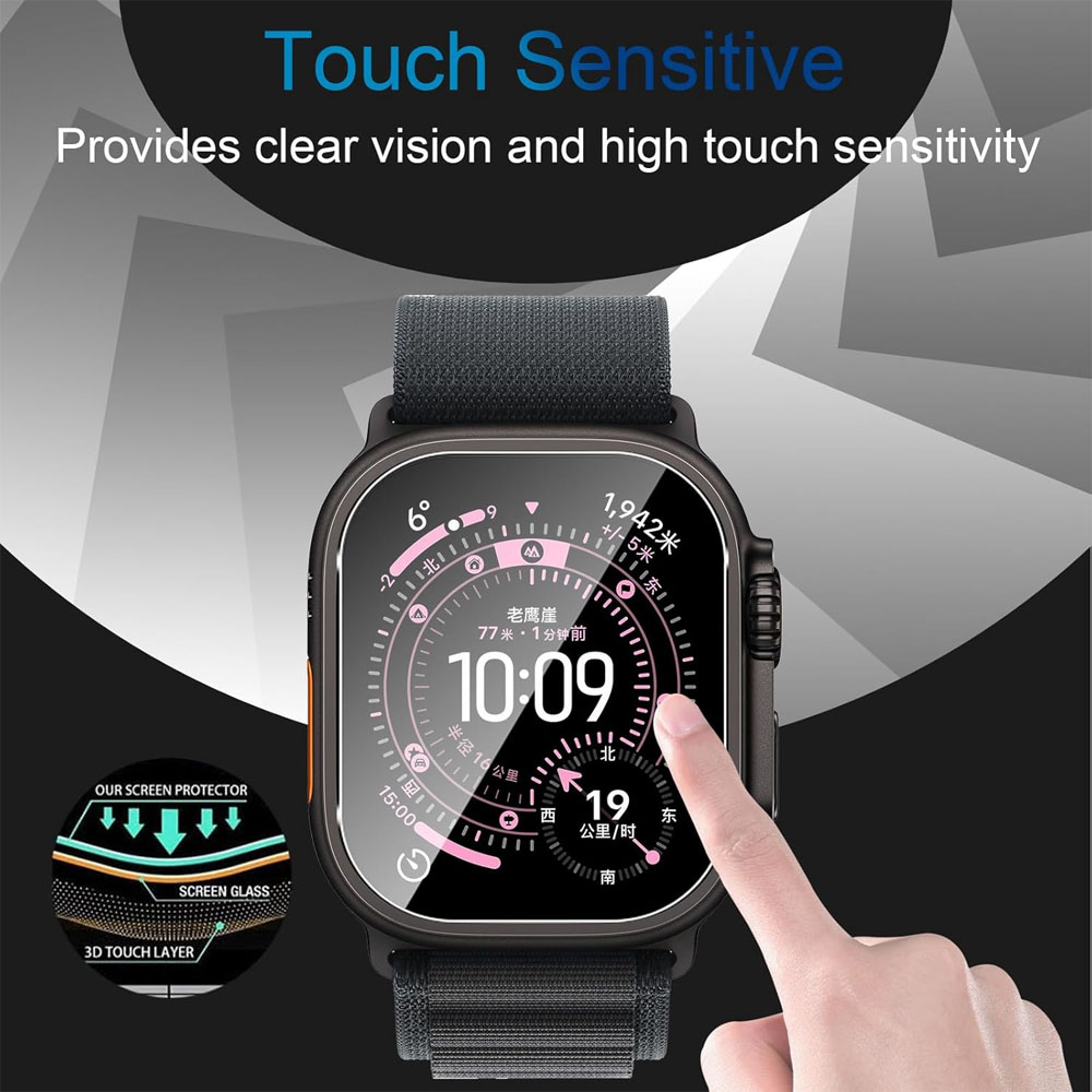 กระจกนิรภัยสำหรับแอปเปิ้ลวอตช์ - Apple Smartwatch Accessories บทวิจารณ์และราคา