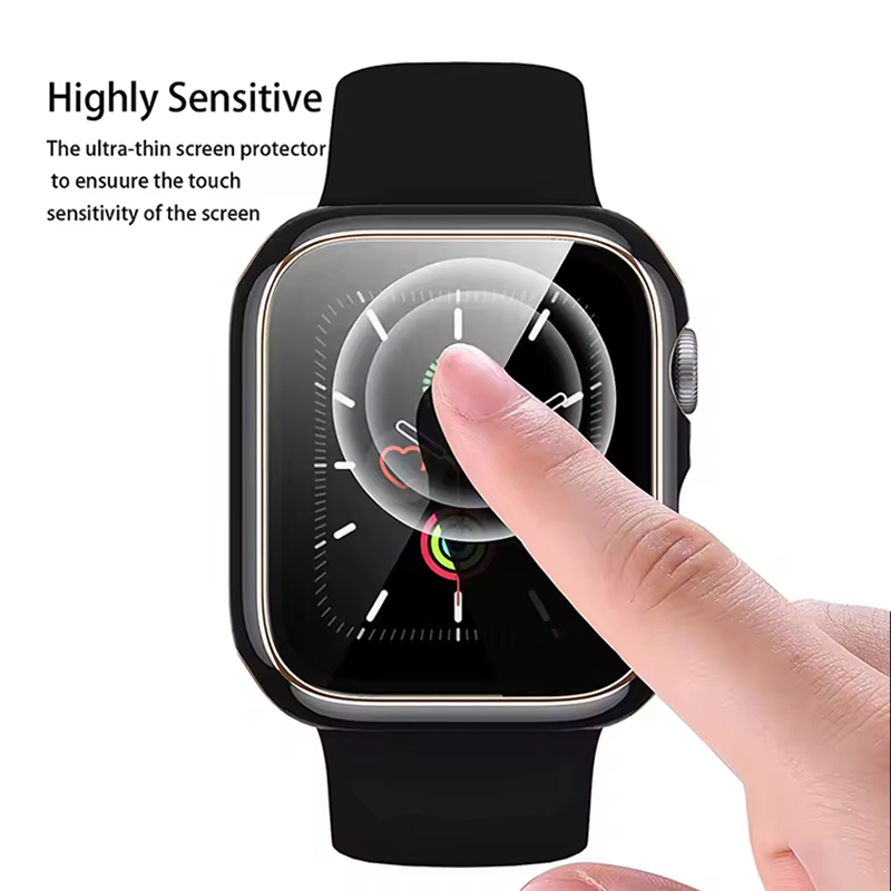 กระจกนิรภัย+ฝาครอบสำหรับแอปเปิ - Smartwatch Case บทวิจารณ์และราคา