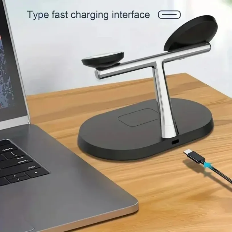 แท่นชาร์จไร้สายแม่เหล็ก 3 in 1 - Wireless Charger Watch บทวิจารณ์และราคา
