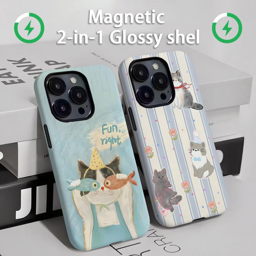 แมวและสุนัขน่ารักเคสโทรศัพท์แม - Apple Iphone 15 Pro Max บทวิจารณ์และราคา