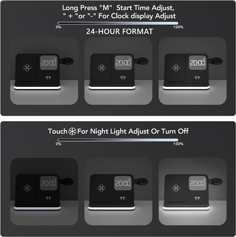 Wireless ChargerสําหรับiPhone  - Wireless Charger Watch บทวิจารณ์และราคา