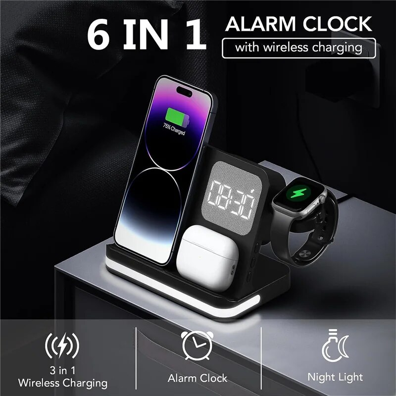 Wireless ChargerสําหรับiPhone  - Wireless Charger Watch บทวิจารณ์และราคา