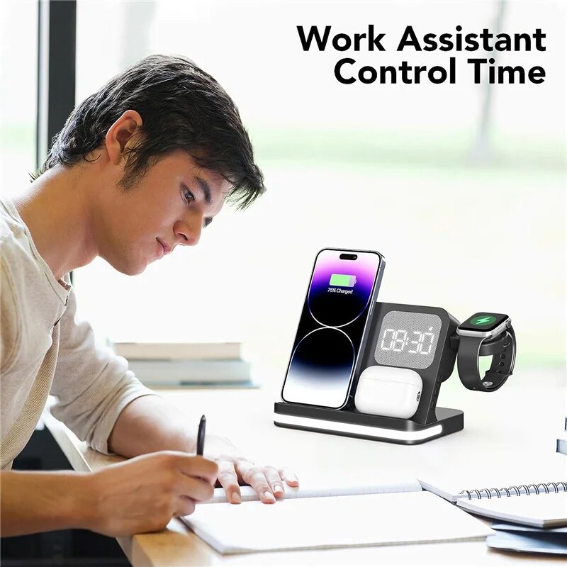 Wireless ChargerสําหรับiPhone  - Wireless Charger Watch บทวิจารณ์และราคา