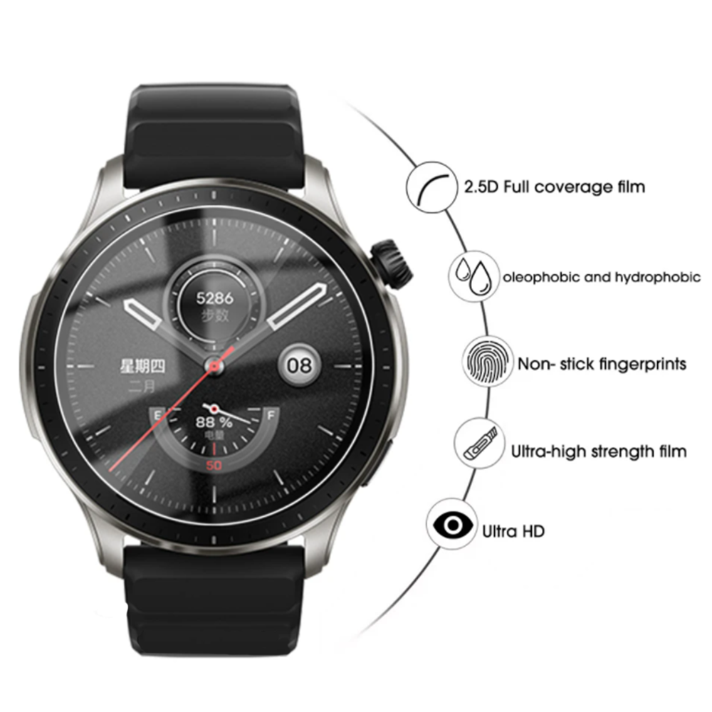 กระจกนิรภัยสำหรับป้องกันหน้าจอ - Motorola Smartwatch Accessories บทวิจารณ์และราคา