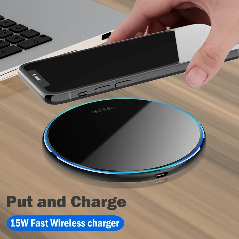 ที่ชาร์จไร้สายอย่างเร็ว15W สำห - Wireless Charger Watch บทวิจารณ์และราคา