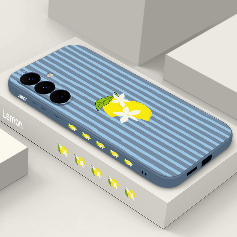เคสโทรศัพท์ลายเส้นสีเลมอน TPU  - Samsung Galaxy A55 บทวิจารณ์และราคา