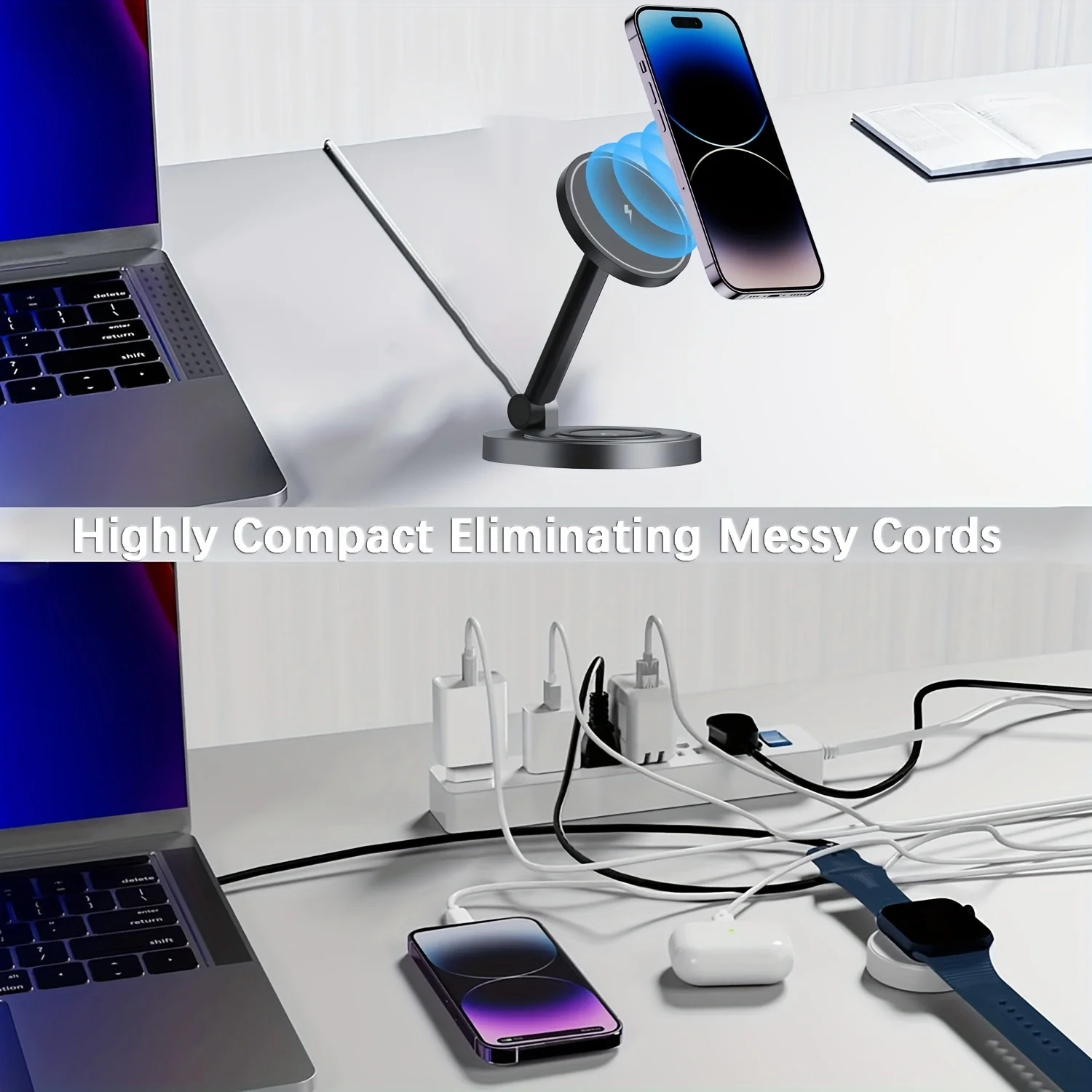 2 In 1 Magnetic Wireless Charg - Wireless Charger Watch บทวิจารณ์และราคา