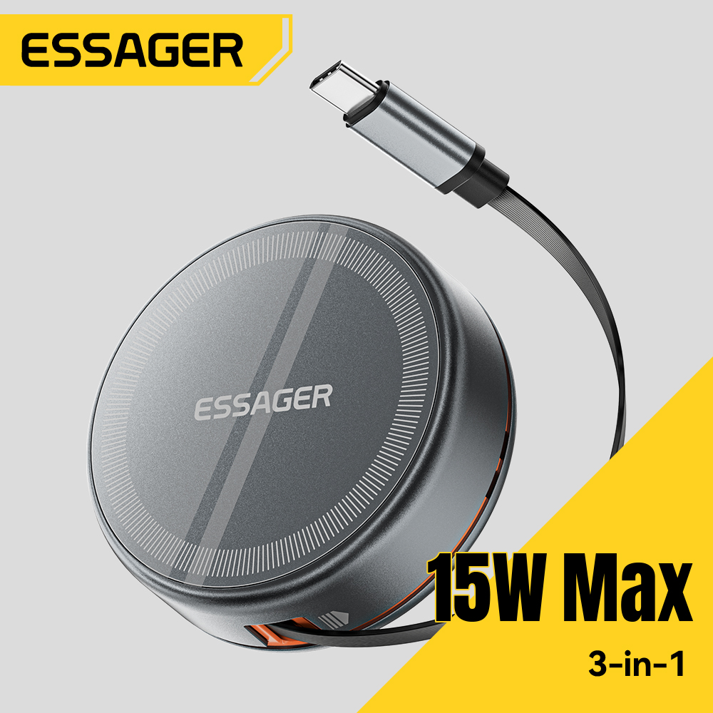 Essager 15W 3 in 1 Magnetic Wi - Wireless Charger Watch บทวิจารณ์และราคา