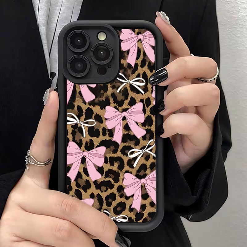 เคสโทรศัพท์ลายเสือดาวพร้อมโบว์ - Apple Iphone 15 Pro Max บทวิจารณ์และราคา