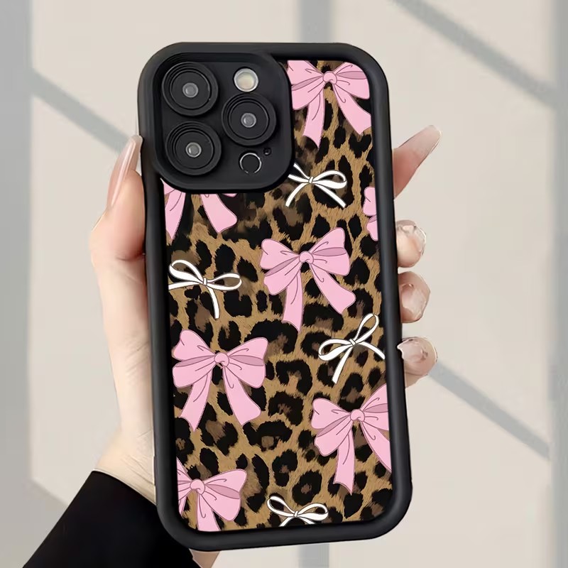 เคสโทรศัพท์ลายเสือดาวพร้อมโบว์ - Apple Iphone 15 Pro Max บทวิจารณ์และราคา