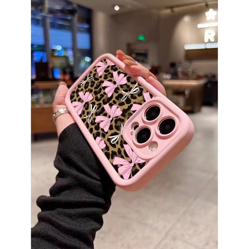 เคสโทรศัพท์ลายเสือดาวพร้อมโบว์ - Apple Iphone 15 Pro Max บทวิจารณ์และราคา