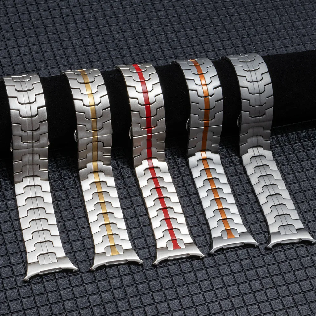 สายไทเทเนียมสำหรับนาฬิกาซัมซุง - Samsung Smartwatch Ultra Accessories บทวิจารณ์และราคา