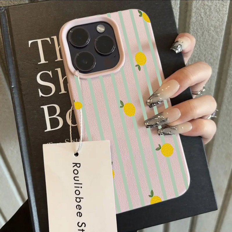 เคสโทรศัพท์ซิลิโคนลายมะนาวน่าร - Apple Iphone 15 Pro Max บทวิจารณ์และราคา